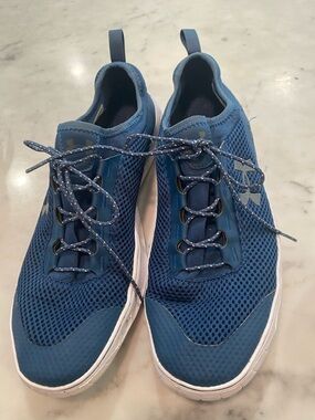 Under Armour Men's Teal-Blue Mesh Training Shoes size 12